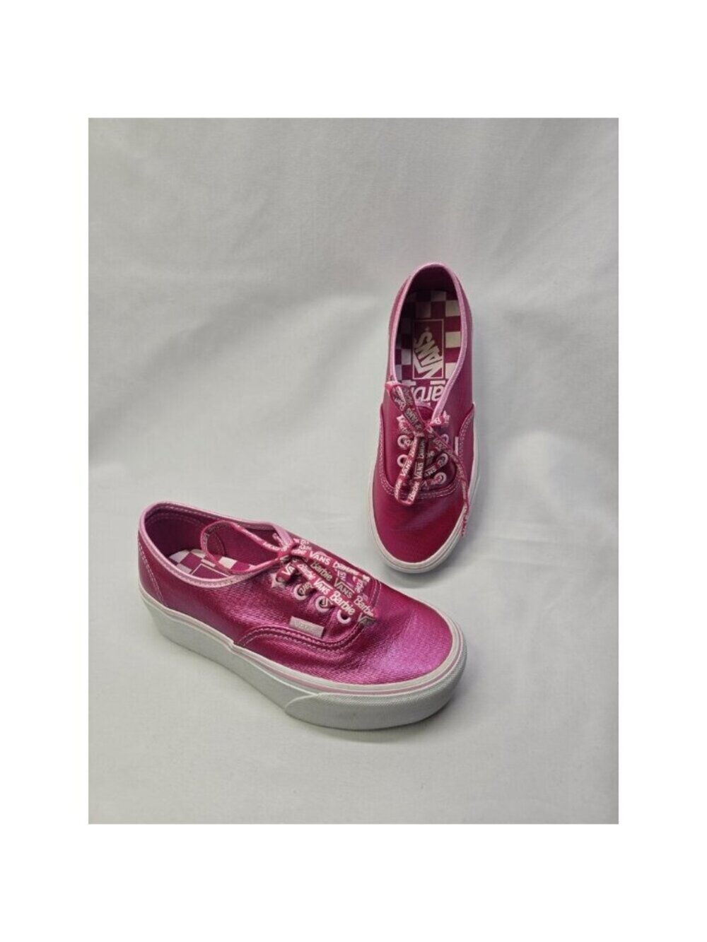 Vans X Barbie Authentic Stac Platform “Hot Pink White” Women’s Size 5